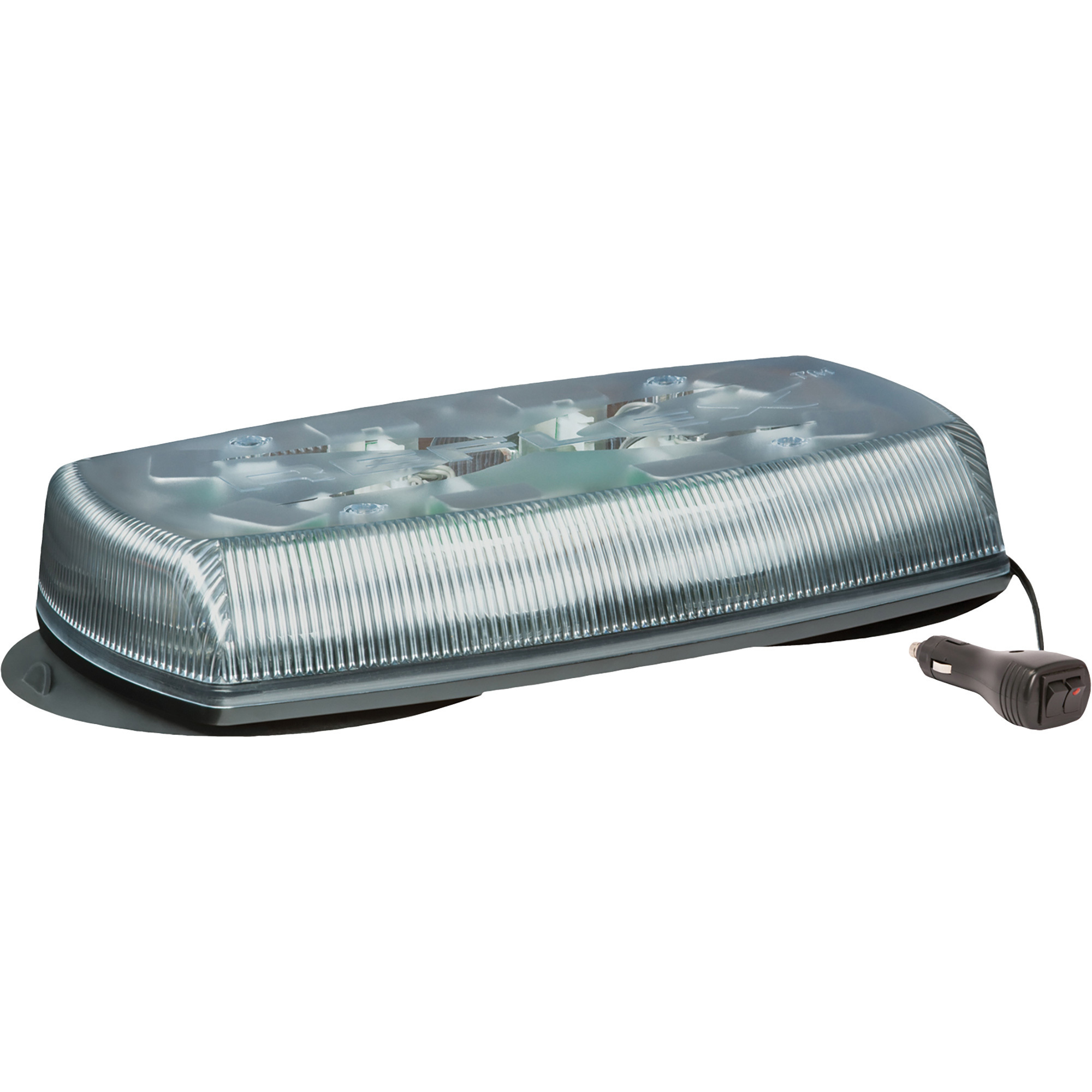 ECCO Reflex LED Mini Light Bar, Amber LEDs/Clear Lens, Vacuum Magnetic Mount, Model# 5580CA-VM